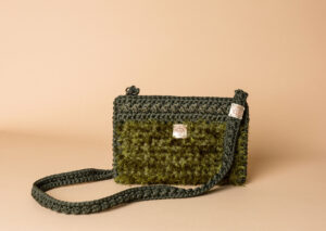 knitted bag petit in khaki