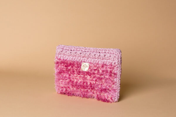 crochet bag petit in pink