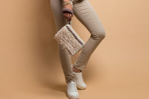crochet bag patit in off white